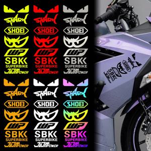 레이싱 스폰서 반사 오토바이 스티커 장식 모토 바디 연료 탱크 펜더 헬멧 데칼 액세서리 가와사키 야마하 BMW