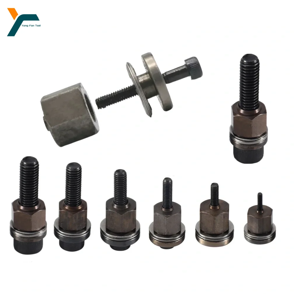 1Pc 핸드 리벳 너트 건 헤드 맨드릴 수동 리베터 M3 M4 M5 M6 M8 M10 M12 핸드 전동 스크루드라이버 간편 설치 도구