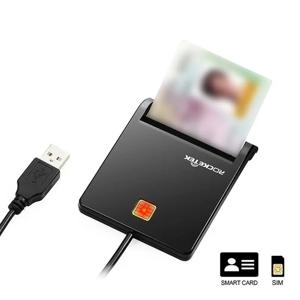 USB 스마트 카드 리더, 마이크로 SD/TF 메모리 ID 은행 전자 DNIE Dni 시민 Sim 클로너 커넥터 어댑터