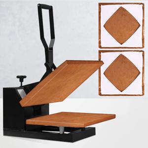 열 프레스 플래튼용 2개입 랩 커버 논스틱 고온 저항 테플론 보호대 잉크 및 접착제 잔여물 제거용