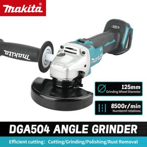 Makita DGA504 125mm 18V 리튬 이온 브러시리스 충전식 폴리싱 머신, 고출력 절단기, D 전동 공구