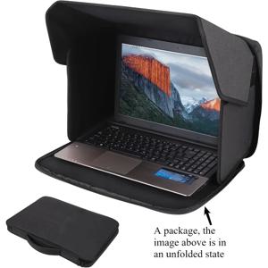 노트북 가방 노트북 햇빛 가리개, 가벼운 노트북 햇빛 차단 프라이버시 커버 (야외 작업용, 14인치)