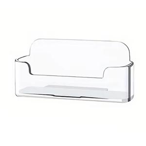 투명 플라스틱 명함 홀더, 아크릴 명함 디스플레이 스탠드, 명함 30-40장 수납 가능