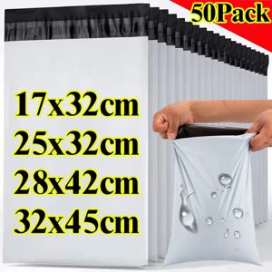 자체 접착식 밀봉 흰색 택배 봉투 익스프레스 봉투 보관 가방 우편 가방 플라스틱 보관 가방 두꺼운 택배 가방