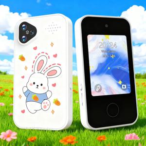 듀얼 카메라가 장착된 어린이용 스마트폰, 2.8인치 터치스크린, 720P IPS 디스플레이, 배터리, USB-C 충전, 4세 이상, 선물 추천