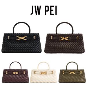 JW PEI 우븐 백 핸드백 코라 패션 숄더 크로스바디 백 대용량 출퇴근용 여성 가방 신상품