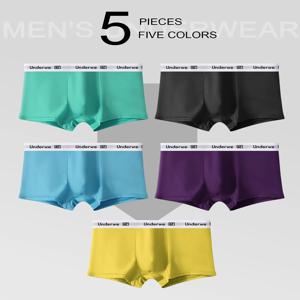 남성용 폴리에스테르 남성용 팬티 5팩 - 