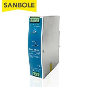 EDR-75-24 스위치 전원 공급 장치, 가이드 DIN 레일 장착 유형, 소스 변압기, AC DC 금속 쉘 LED 스트립, 75W, 12V, 24V, 48V