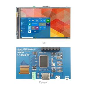 4 인치 LCD HDMI 터치 스크린 디스플레이 TFT LCD 패널 모듈 800*480 바나나 파이 라즈베리 파이 2 라즈베리 파이 3 모델 B / B +