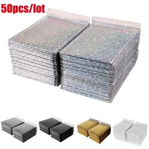 50 개/몫 버블 봉투 가방 메일러 패딩 배송 봉투 버블 메일 링 가방 다른 사양 포장 가방