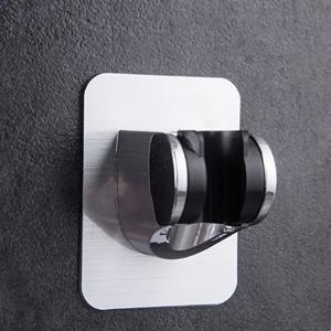 유니버설 샤워 헤드 홀더 벽 장착 펀치 무료 가구 조정 가능한 샤워 브래킷 셀프 접착 욕실 액세서리