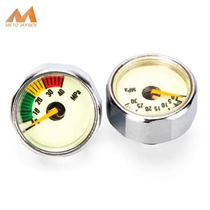 1 개/대 펌프 다이빙 밸브 25mm M8x1 스레드 1 인치 미니 압력 게이지 M10x1 스쿠버 압력계 5Mpa 10Mpa 20Mpa 30Mpa 35Mpa 40Mpa