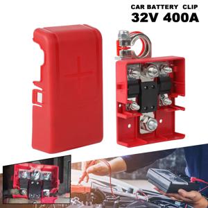32V 400A 자동차 퀵 릴리스 퓨즈 배터리 분배 터미널 클램프 캐러밴 캠핑카 보트 트럭 용 파일 헤드 커넥터