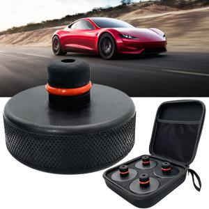 테슬라 모델 3 Y S X 고무 패드 리프팅 어댑터 도구 섀시 케이스 리프트 포인트 지원 자동차 액세서리 2016-2023 용 4Pcs 잭 패드