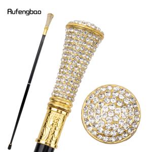 흰색 인조 다이아몬드 지팡이, 장식용 지팡이, 우아한 코스프레 지팡이, 패션, 신사, 92.5cm