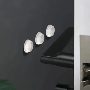 6x2mm 100개 셀프 접착 도어 스토퍼 고무 댐퍼 버퍼 캐비닛 범퍼 실리콘 가구 패드 쿠션 보호 패드