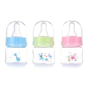 아기 신생아 미니 휴대용 수유 병, BPA 프리 안전한 유아 수유, 젖꼭지 관리 피더, 과일 주스 우유 병, 50ml