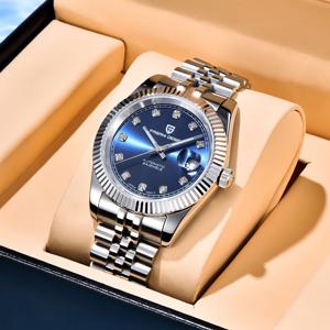 2025 신형 파가니 디자인 PD-1645 V3 남성용 기계식 시계 비즈니스 사파이어 글라스 오토매틱 42MM 스테인리스 스틸 시계