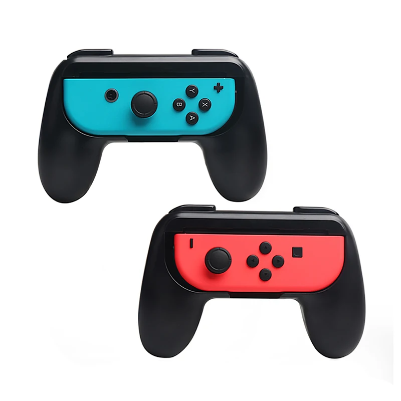 닌텐도 스위치 조이패드 스탠드 홀더 케이스 용 2PCS 게임 패드 그립 핸들 스위치 JoyCon 게임 그립 컨트롤러 용 ABS 포함