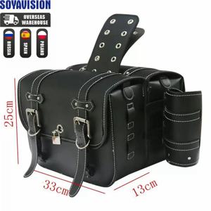 Sportster 883 1200 혼다 야마하 스즈키 오토바이 안장 가방 오토바이 사이드 가방 보관 도구 부품 용 수하물 테일 리어 가방