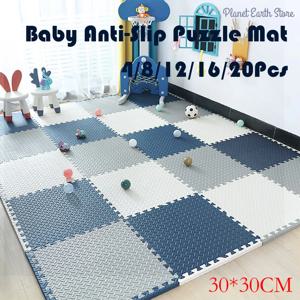아기 놀이 매트 카펫 퍼즐 매트 어린이를위한 바닥 매트 두꺼운 EVA 폼 깔개 어린이 방 활동 매트 카펫 아기 30x1CM