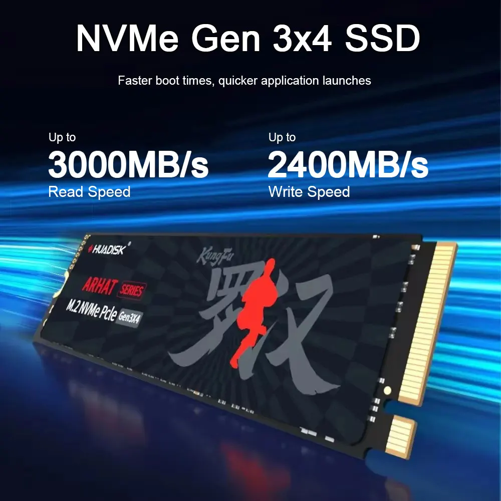 HUADISK M.2 NVMe PCIe SSD 128GB 256GB 512GB 하드 디스크 M2 NVMe 2280 1TB 2TB 노트북 데스크탑 용 내장 솔리드 스테이트 드라이브