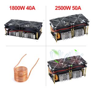 유도 가열 보드, 고주파 저전압 플라이백 드라이버 히터, 테슬라 코일, 2500W, 50A DC 12-48V ZVS 전원 공급 장치 모듈