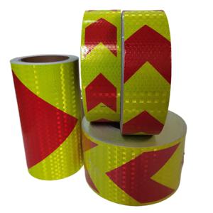 방수 반사 소재 형광 빨간색 테이프, 자가 접착 안전, 높은 가시성 반사판, 자동차 스티커, 5cm, 10cm, 20cm x 5m