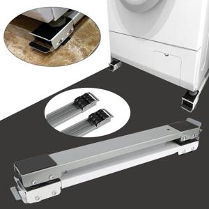 24 휠 이동식 랙 모바일 롤러 브래킷 조정 가능한 세탁기 스탠드 냉장고베이스 마운트 범용 건조기 홀더