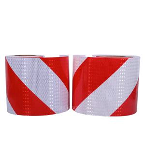 15cm/20cm*1m 능직 반사 방수 테이프 왼쪽 또는 오른쪽 반사판 자체 접착 안전 경고 스티커 트럭용 눈에 띄는
