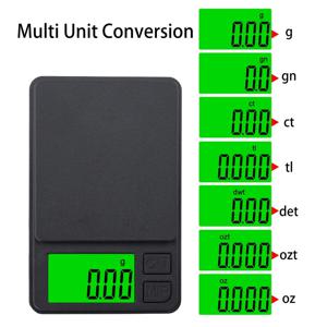 디지털 포켓 저울 무게 그램 저울 정확도 500g/0.01g 미니 보석 저울