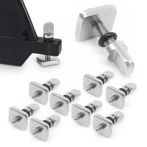 2Pcs 서핑 보드 핀 나사 SUP 서핑 롱 보드 패들 보드 서핑 액세서리에 대 한 스테인레스 스틸 엄지 핀 나사