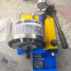 수동 파이프 압착 기계 유압 파이프 프레스 가정용 고압 오일 파이프 7 개의 금형이있는 방폭 파이프 브레이크