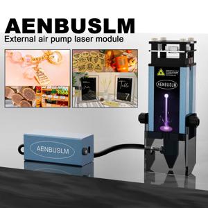 AENBUSLM 40W 80W 레이저 커팅 모듈 450mm 푸른 빛 레이저 조각 헤드 (공기 보조 목공 커터 포함) CNC 레이저 조각