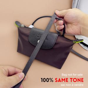 롱샴 모카 테라 미니 숄더 스트랩용 가죽 교체 크로스바디 백 스트랩 (펀칭 개조 없음)