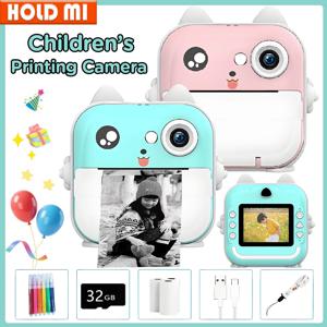 어린이용 1080P HD 디지털 카메라 장난감 Q5 즉석 인쇄 키즈 감열 프린트 카메라 즉석 인쇄 사진 비디오 남아 여아 선물