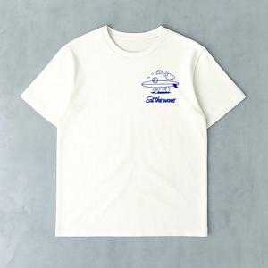 야외 PerRetro 서핑 스트리트 트렌드 의류 패턴 인쇄 여름 럭셔리 브랜드 코튼 남성 및 여성 티셔츠 반팔