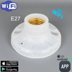 다기능 E27 램프 홀더, 다기능 소켓, WIFI 제어. iOS 및 Android 휴대폰을 지원합니다.