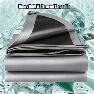 야외용 비막이 천, 두꺼운 내마모성 방수 PE 방수포 자외선 차단 동결 방지 PE 방수포 이중 방수