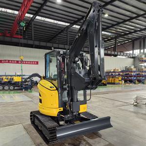 핫세일 2.6톤 유압 미니 굴삭기 스윙 캐빈 붐 맞춤형 에스카바도라 유명 브랜드 엔진 정원용