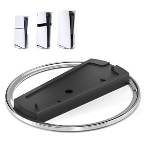 PS5 Slim/Pro 디지털 디스크 버전 용 휴대용 금속 수직 스탠드 PS5 Pro 콘솔 액세서리 용 미끄럼 방지 기본 홀더