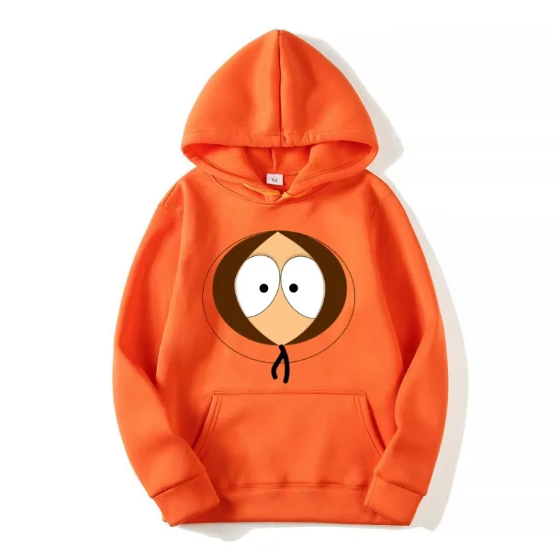 Kenny McCormick 가을/겨울 새로운 캐주얼 스포츠 따뜻한 방풍 후드 남성 및 여성 패션 트렌드 편안한 캐주얼 후드