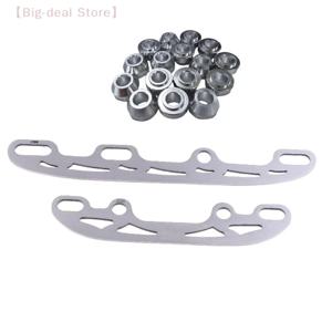 [M] 1 세트 아이스 스케이팅 블레이드 스케이트 신발용 스테인레스 스틸 인라인 피겨 스케이트 블레이드 220/253/290MM 스케이팅 교체 블레이드