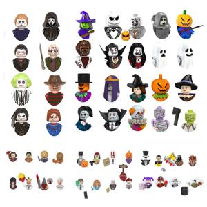 KF6173 할로윈 공포 영화 빌딩 블록 WM6101 WM6102 TP083 미니 액션 장난감 피규어 LB04 LB05