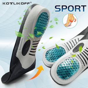1 쌍 발바닥 근막염 정형용 신발 삽입 아치 지원 젤 컴포트 신발 안창 여성과 남성을위한 운동 달리기 안창