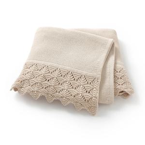 90*70cm 니트 신생아 남아 및 여아 담요, 매우 부드러운 유아용 속싸개, 유모차 침구용 수유 담요, 면 소재