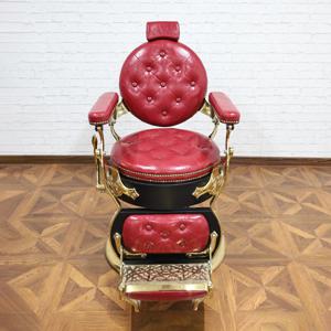 이발소 이발 의자 헤드레스트 포함, 360도 회전 °   회전 가능 및 대각선에 누울 수 있음, 유압 리프트, 전문 미용실 가구