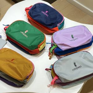 알파카 4L 대용량 방수 나일론 여행용 허리 팩 - 하이킹 및 피트니스를 위한 스포티한 컬러 블록 화장품 가방