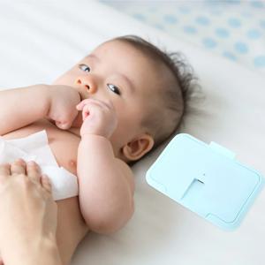 2개입 아기 물티슈 워머 휴대용 물티슈 히터 일정 온도 유지 디자인 가정 여행용 물티슈 워머 히터 아기 샤워 선물