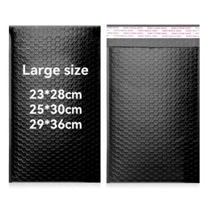 20개 버블 패딩 봉투 - 대형 폴리 블랙 버블 메일러 셀프 씰, 우편 발송/포장용 방수 우편 가방